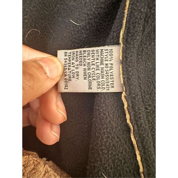 Woman's TanJay cheetah Faux Suede Jacket W/Pockets Lining size 10 - Picture 6 of 10